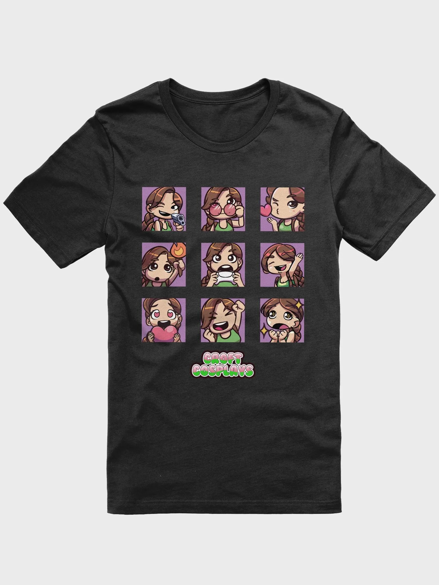 CroftCosplays Emote TShirt Style 3 product image (1)