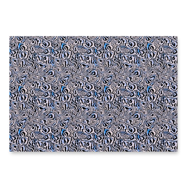 Blue Black Snake Pattern Paper Sheets product image (1)