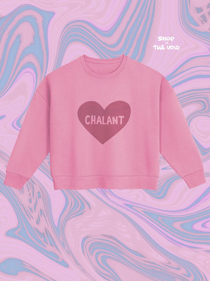 < CHALANT 3 variant #c15e77 women's boxy crewneck product image (1)