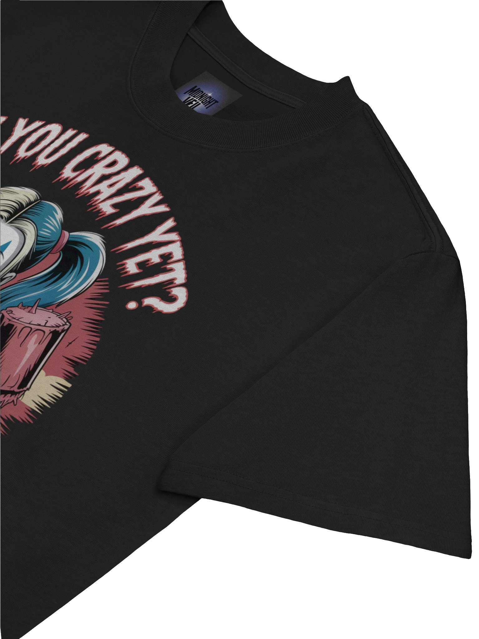 Harley Quinn 'Are You Crazy Yet?' Oversized Faded T-Shirt product image (7)