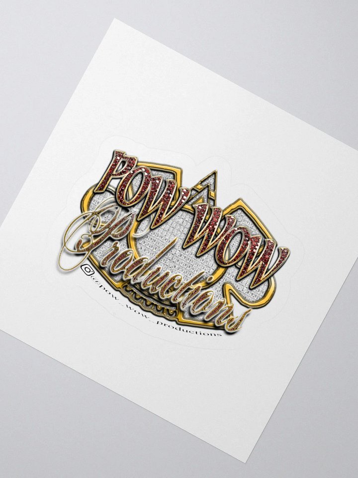 Pow Wow Logo Sticker product image (2)
