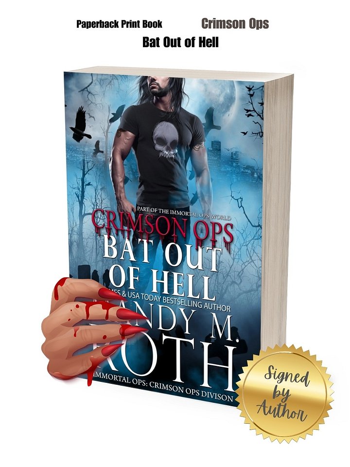Bat Out of Hell Signed Paperback Print Book product image (1)