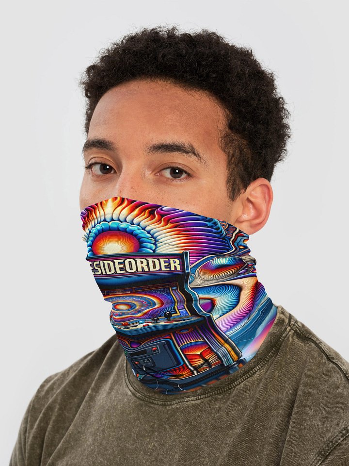 Psychedelic Arcade Dreams Neck Gaiter product image (2)