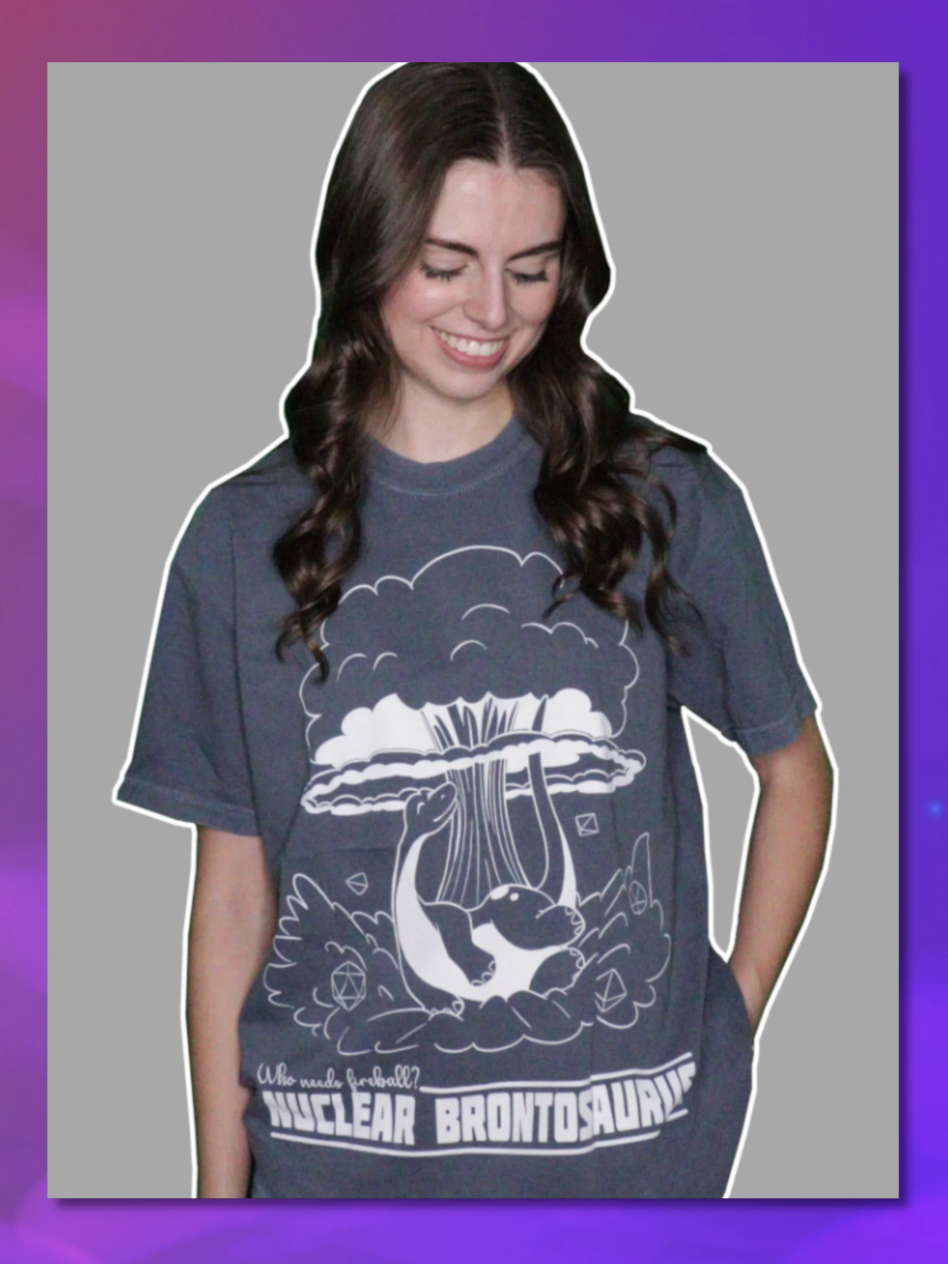 Nuclear Brontosaurus Tee product image (1)
