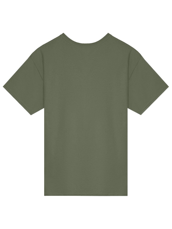 T-shirt - White on Military Green product image (2)