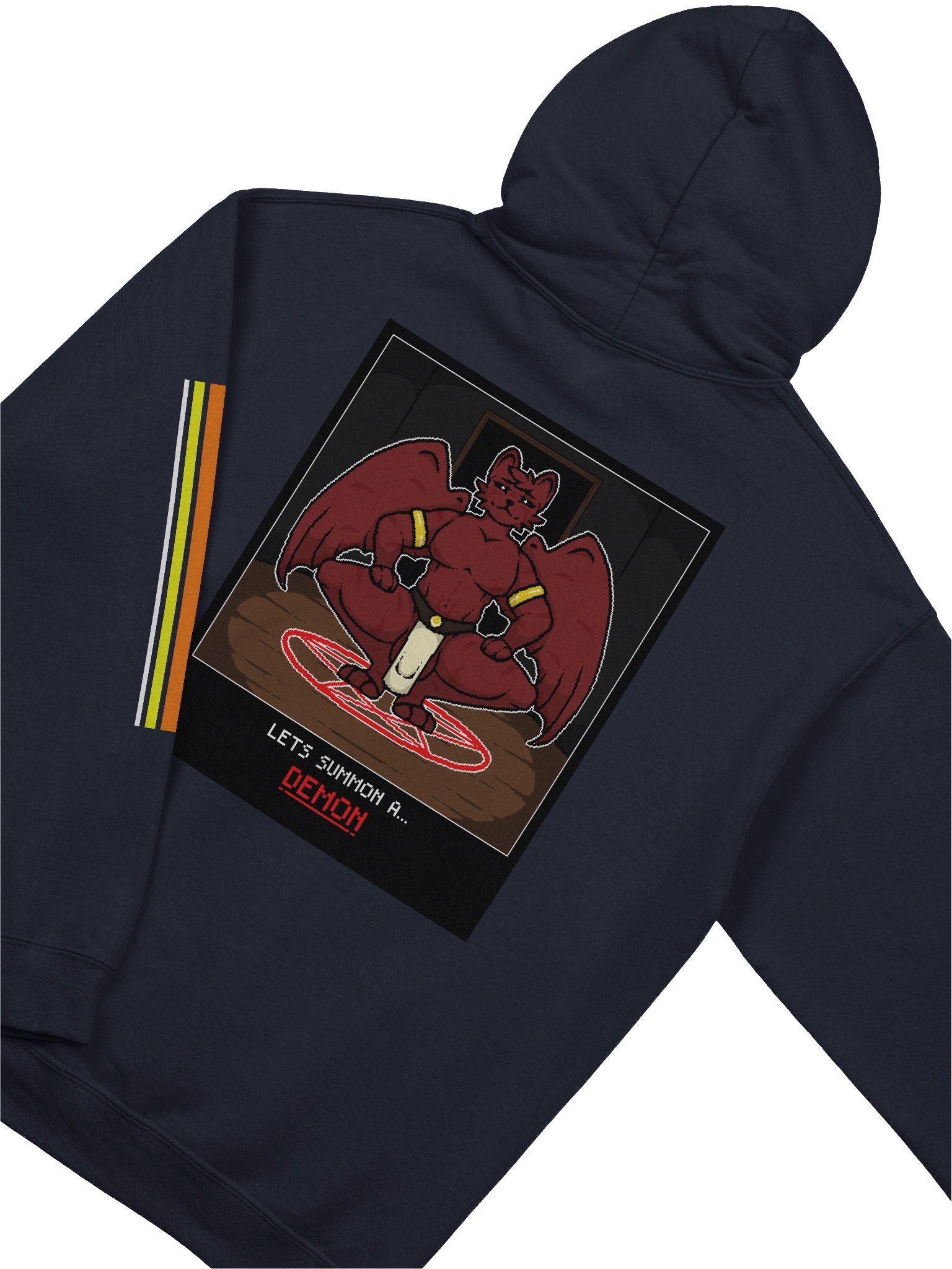 "Lets Summon" Pixel Print Hoodie product image (4)