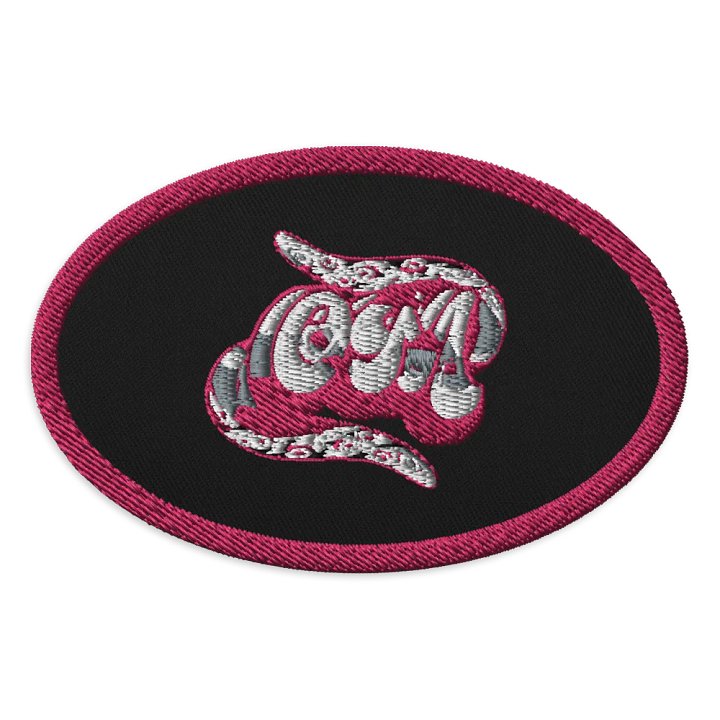 Octoling Media Interconnected Emblem Embroidered Patch product image (1)