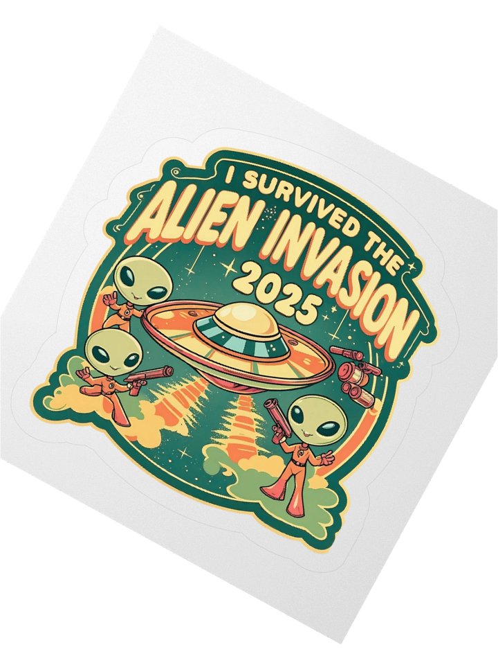 Alien Invasion 2025 Sticker product image (5)