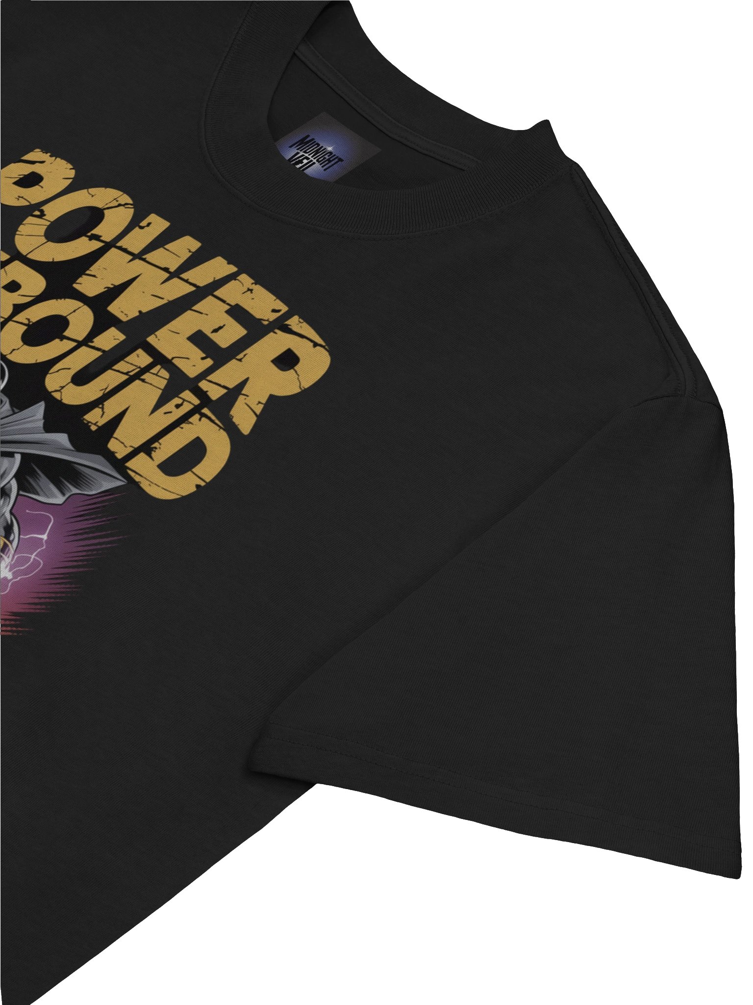 Power Unbound: Black Adam Inspired Oversized Faded T-Shirt product image (7)