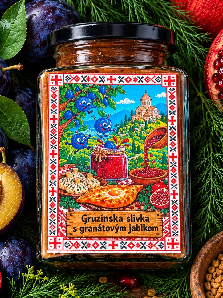 Gruzínska slivka s granátovým jablkom product image (1)