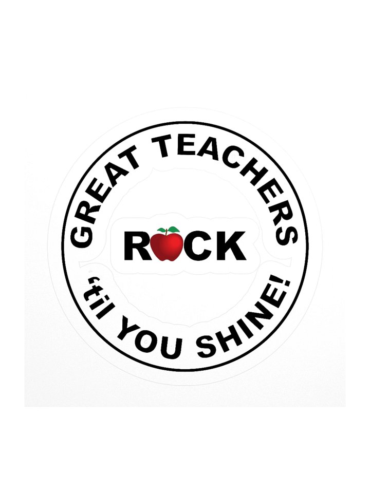 GREAT TEACHERS ROCK! STICKERS product image (1)