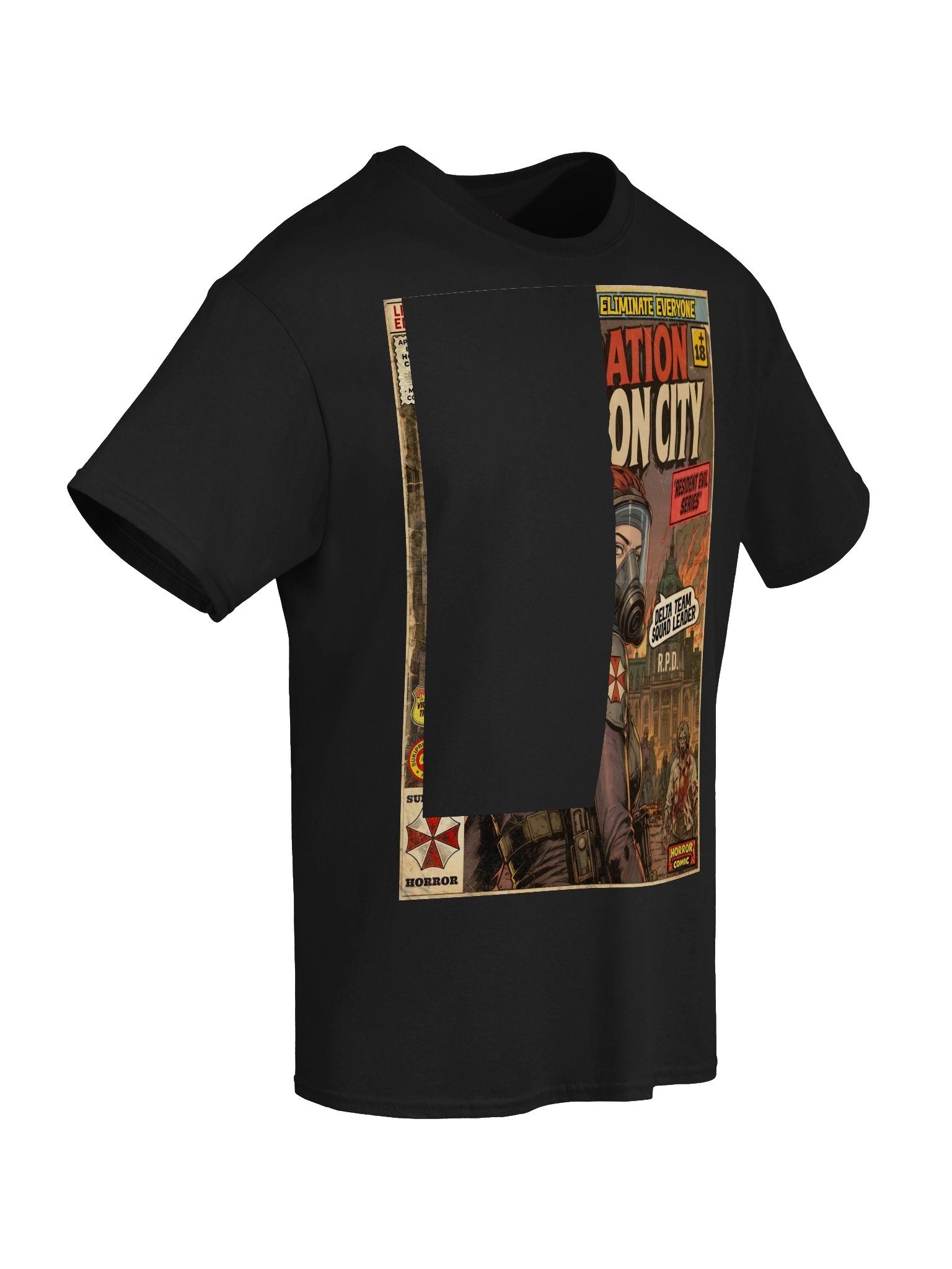 Operation Raccoon City Comic Art Gaming T-Shirt product image (6)