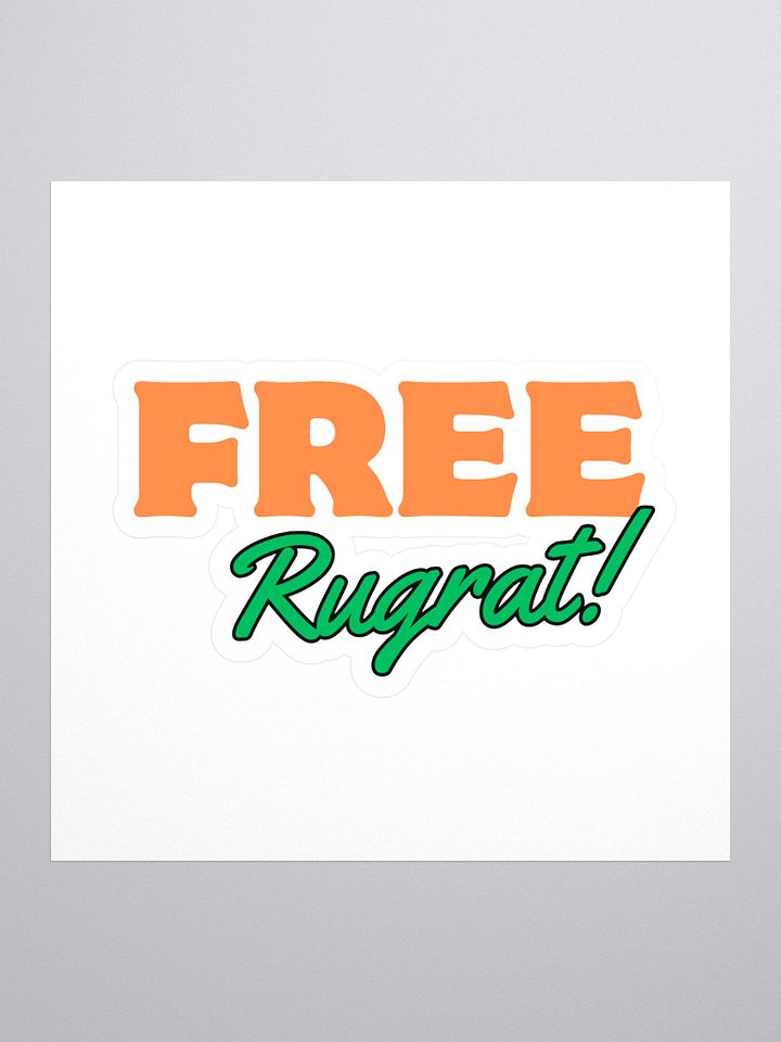 Free Rugrat Bumper Sticker product image (1)