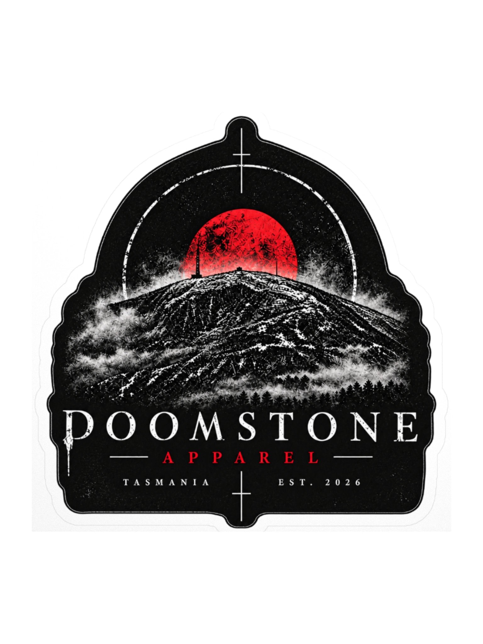 Doomstone Apparel Mountain Sticker product image (1)