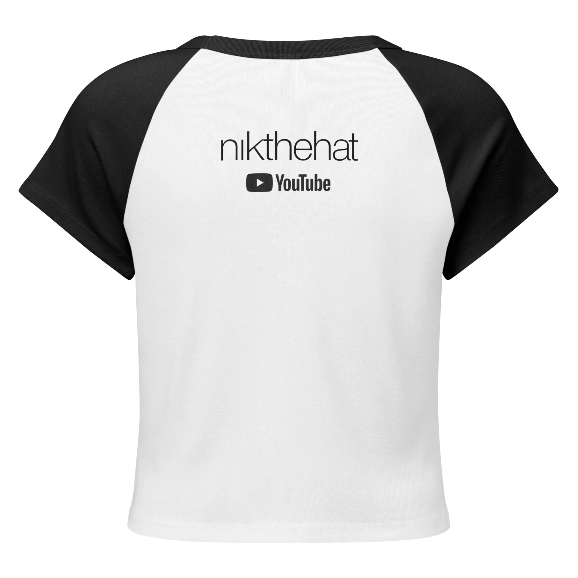 Bella+Canvas Women’s Micro Rib Raglan Baby Tee • nik the hat product image (2)