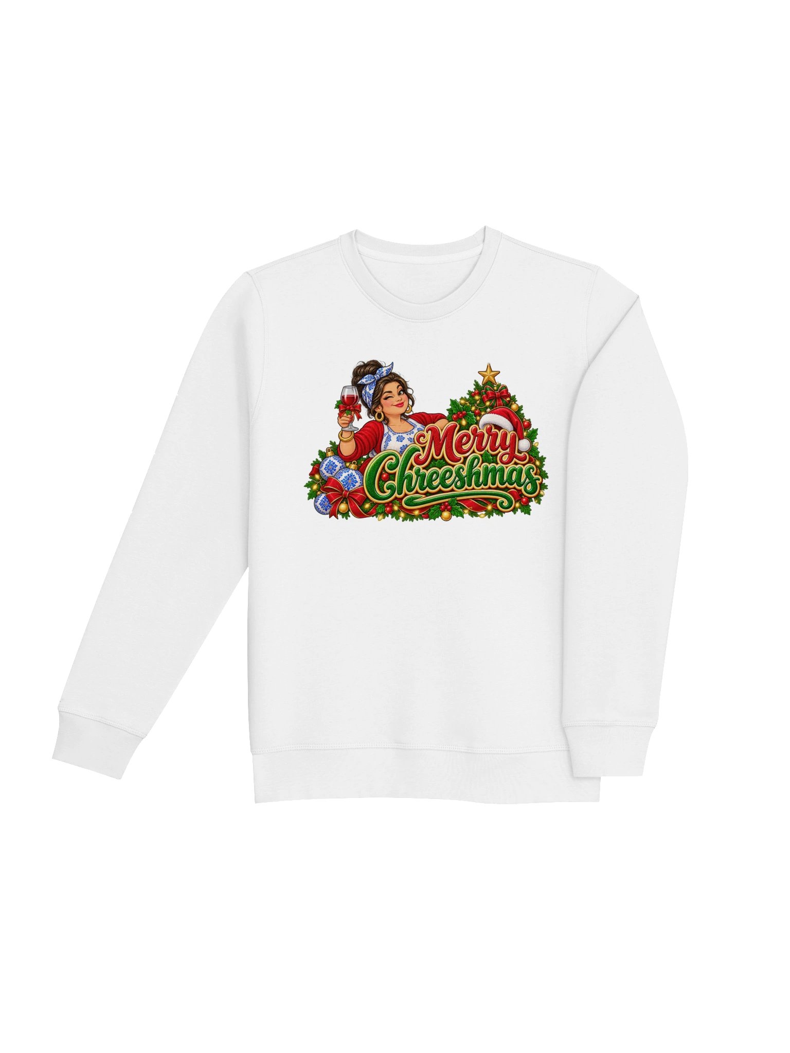 Merry Chreeshmas – Funny Portuguese Christmas Unisex Sweatshirt product image (4)