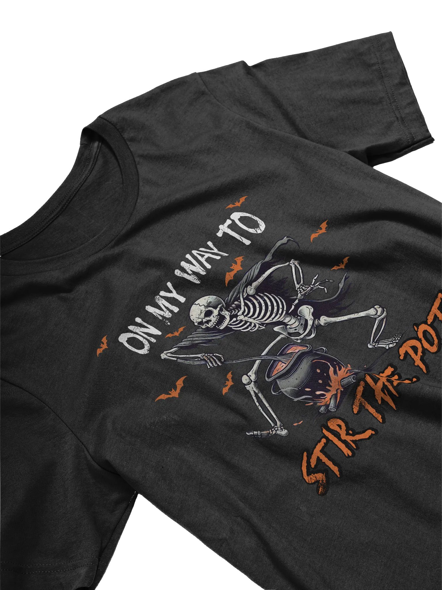 On My Way to Stir the Pot - Funny Halloween T-shirt product image (3)