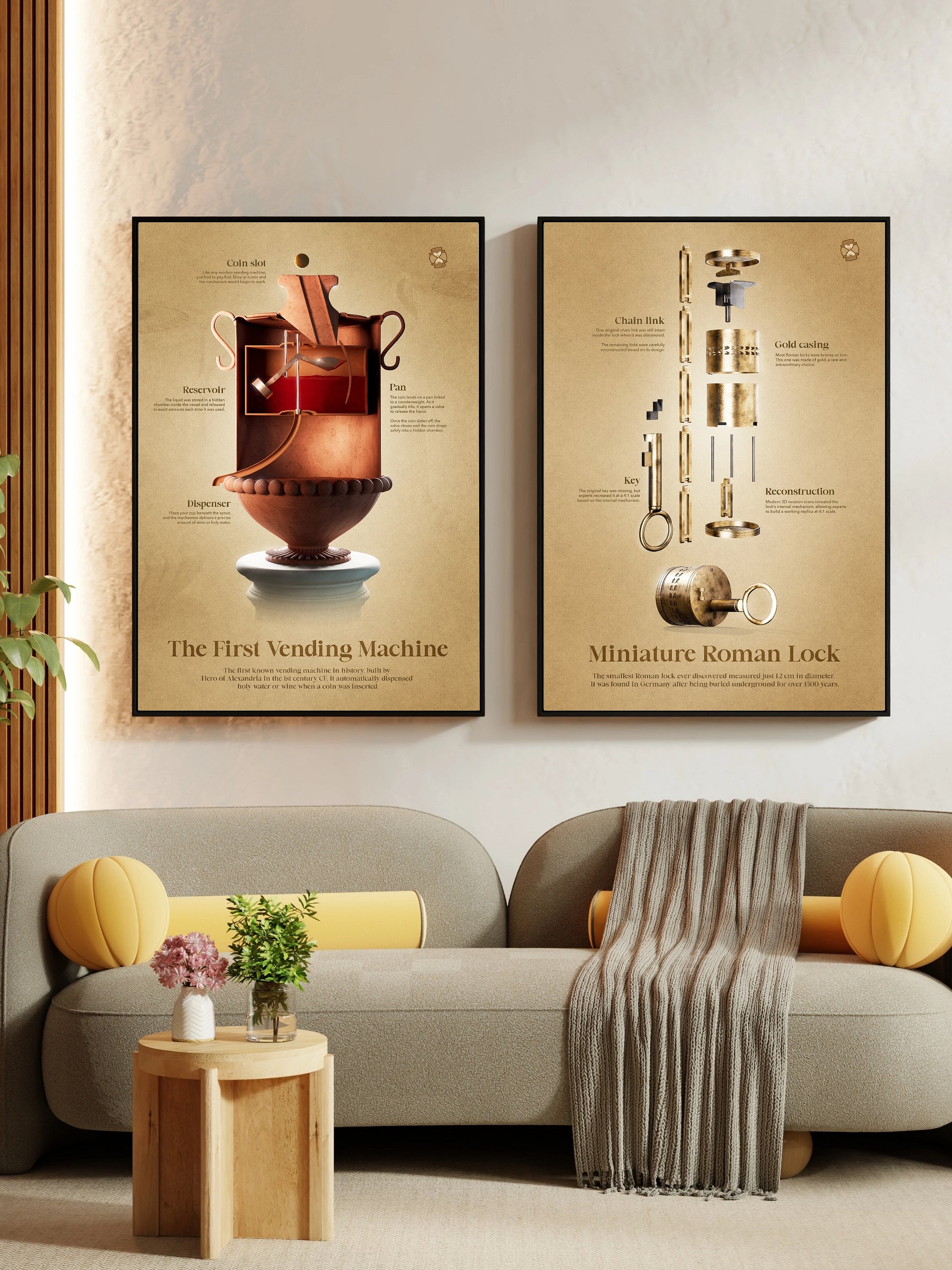 Miniature Roman Lock (Unframed Poster) product image (1)