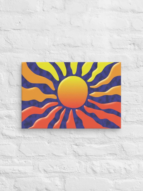 Radiant Sunburst -Canvas product image (2)