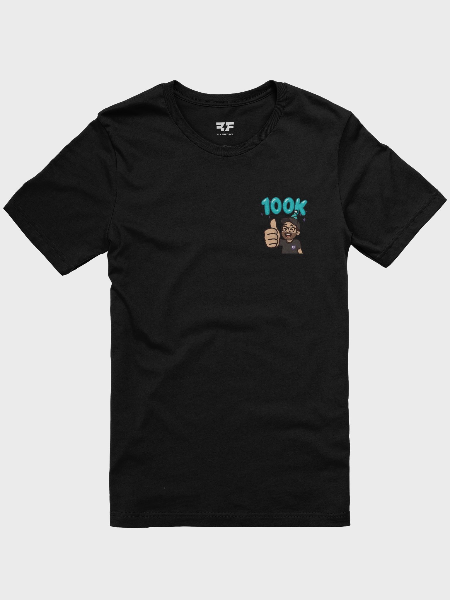 FlashForce 100k Twitch Celebration Shirt product image (1)
