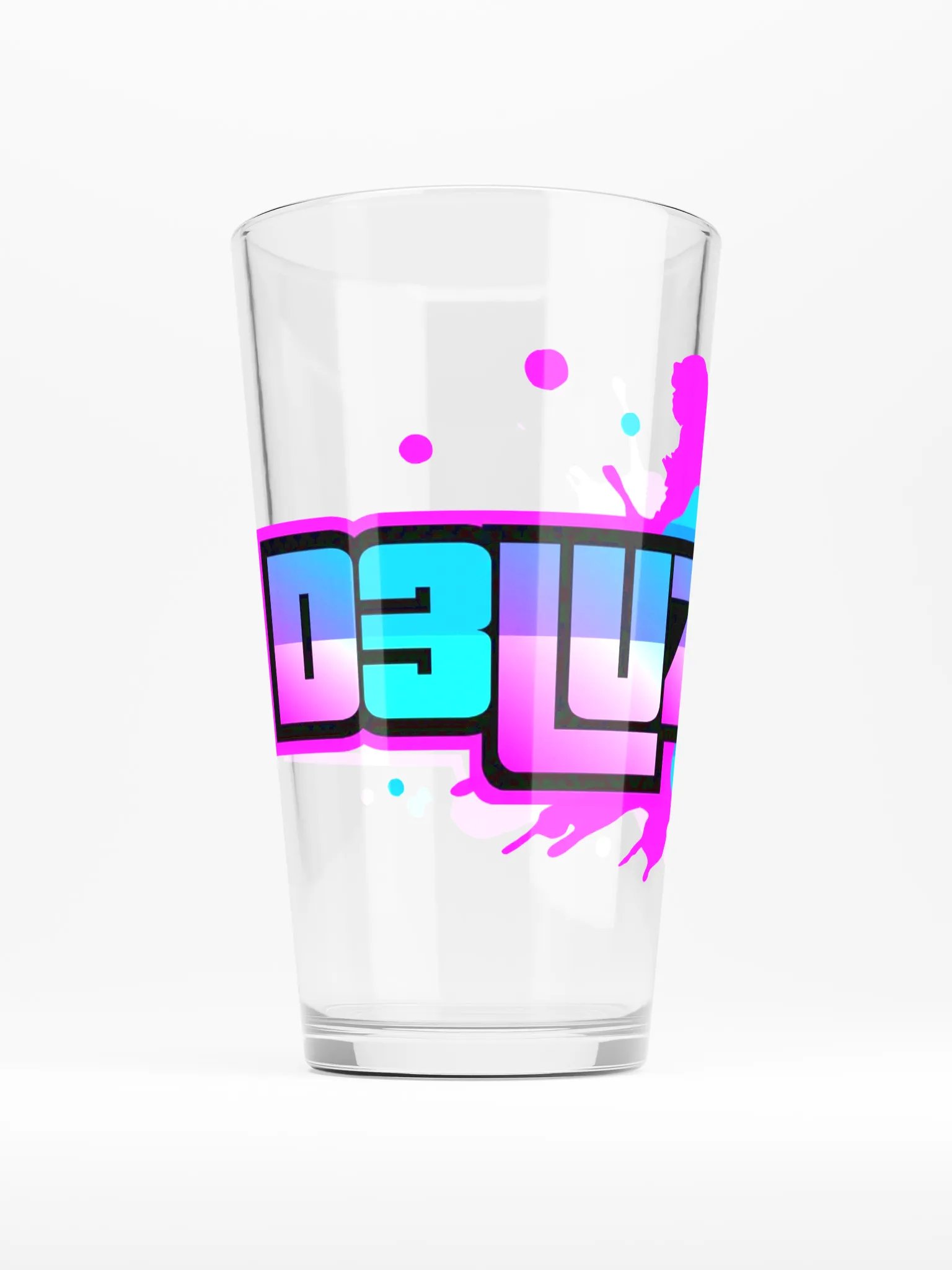 DJ D3LUZIONAL PINT GLASS product image (2)
