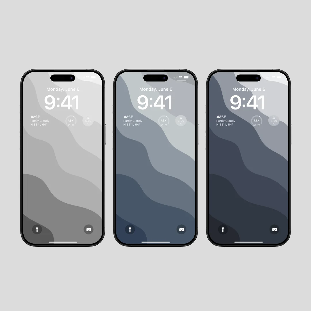 Minimal Waves Wallpaper Pack product image (2)
