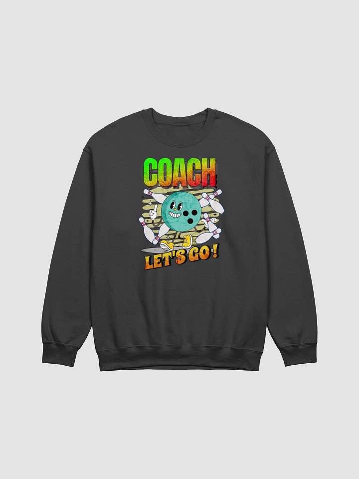 Retro Mascot Coach Bowling Strike with Style Sweatshirt product image (1)