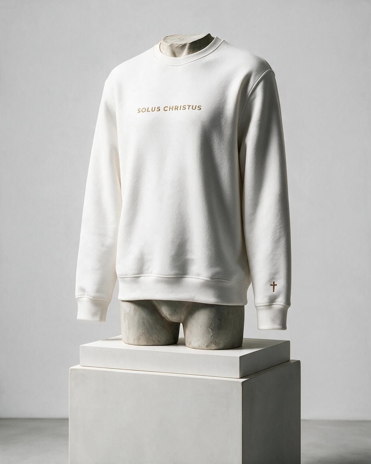 SOLUS CHRISTUS OGANIC CREWNECK product image (1)