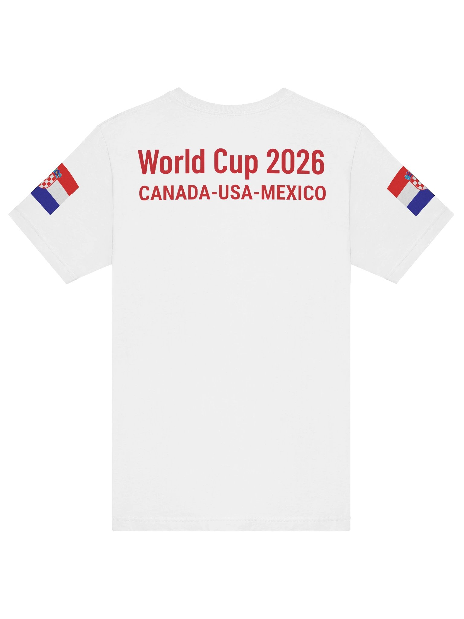 Croatia 2026 World Cup Flag Tee - World Cup 2026 Edition - Premium Unisex T-Shirt product image (47)
