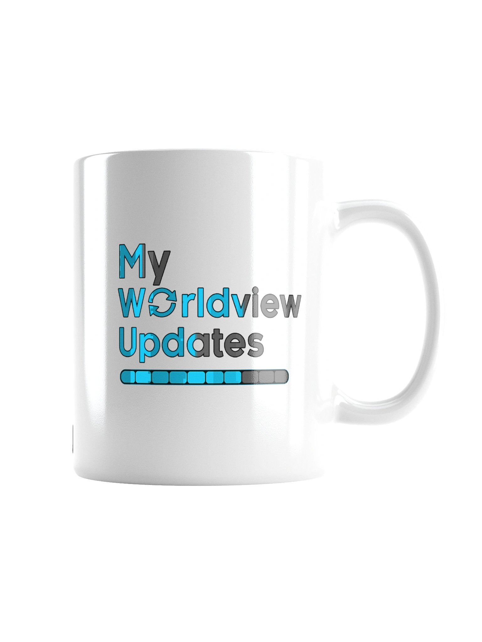 My Worldview Updates - White Glossy Mug product image (3)
