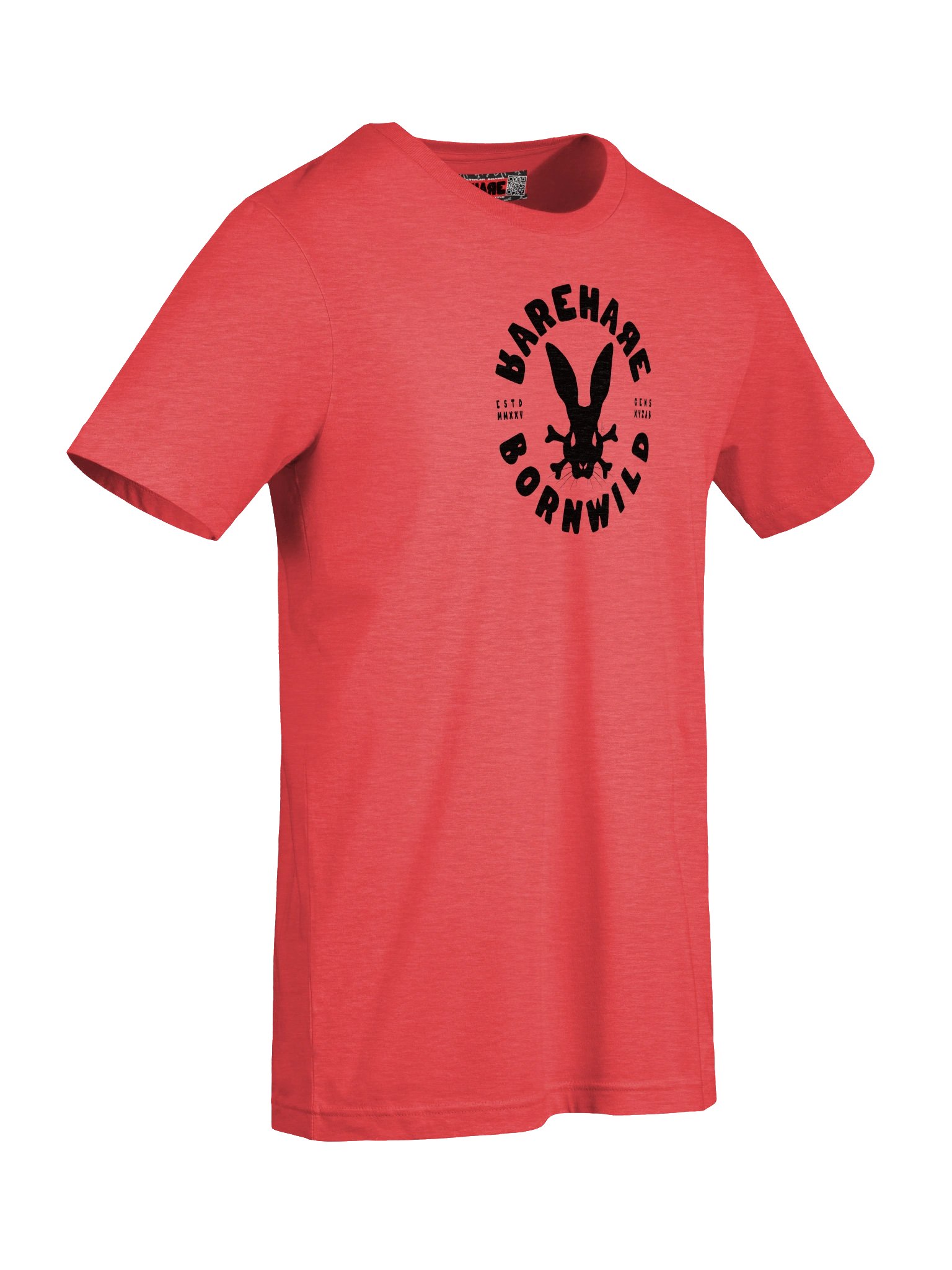 RAREHARE - BORNWILD (Black Edition) Graphic Streetwear T-Shirt product image (7)