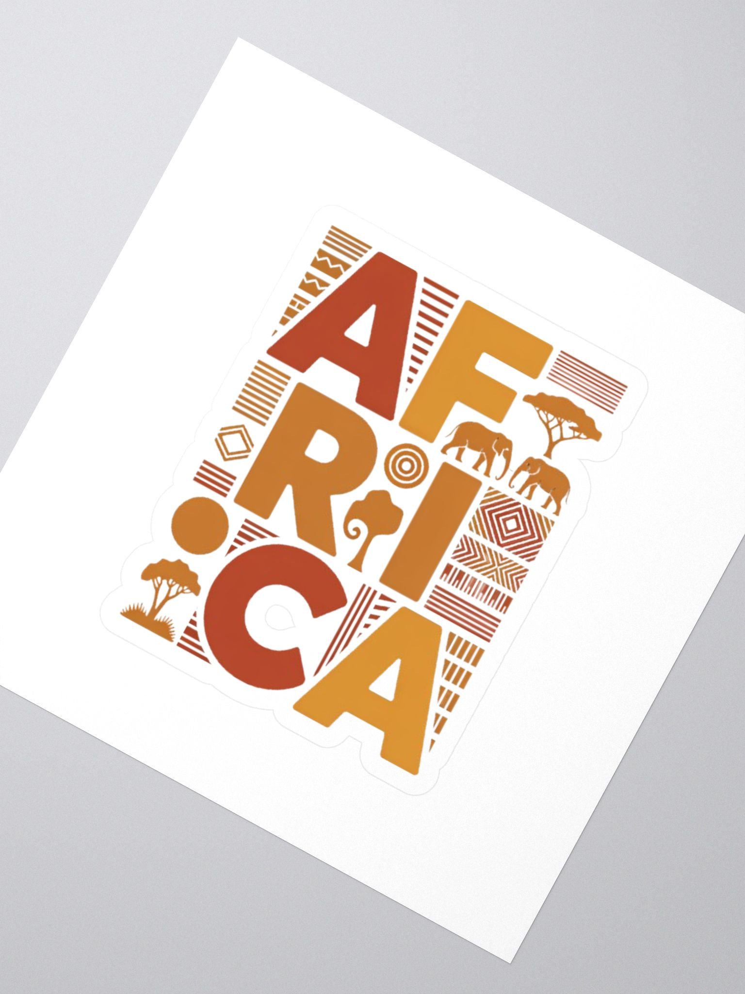 Africa African Design Prints Sticker product image (2)