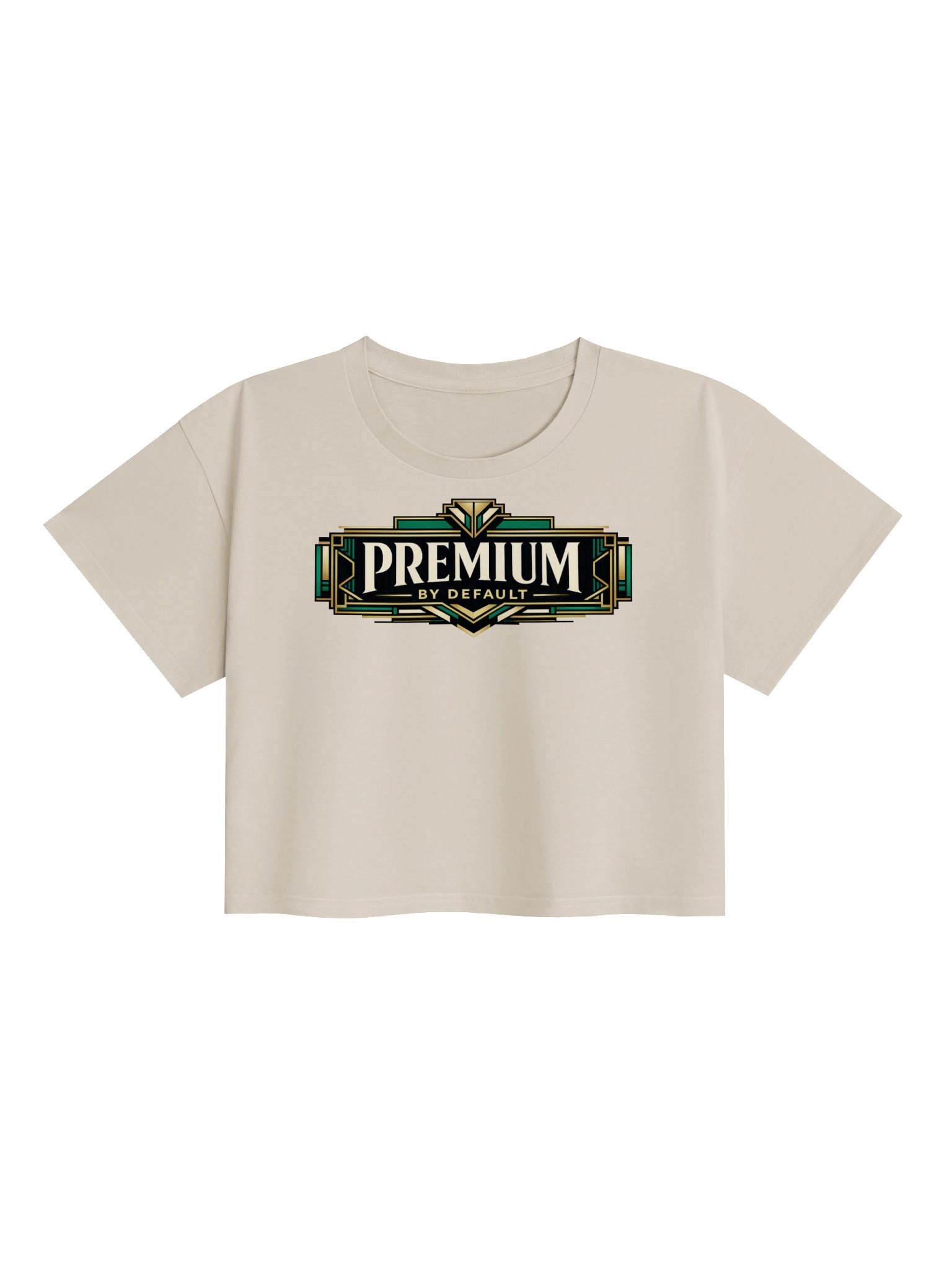 Premium By Default — Crop Tee product image (2)