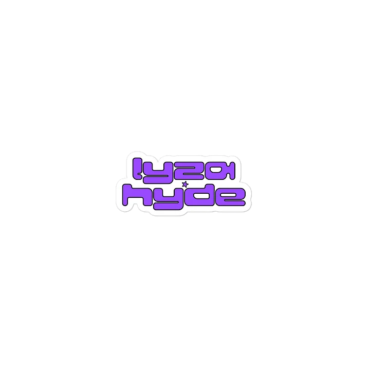 lyza hyde purple logo stickers product image (2)