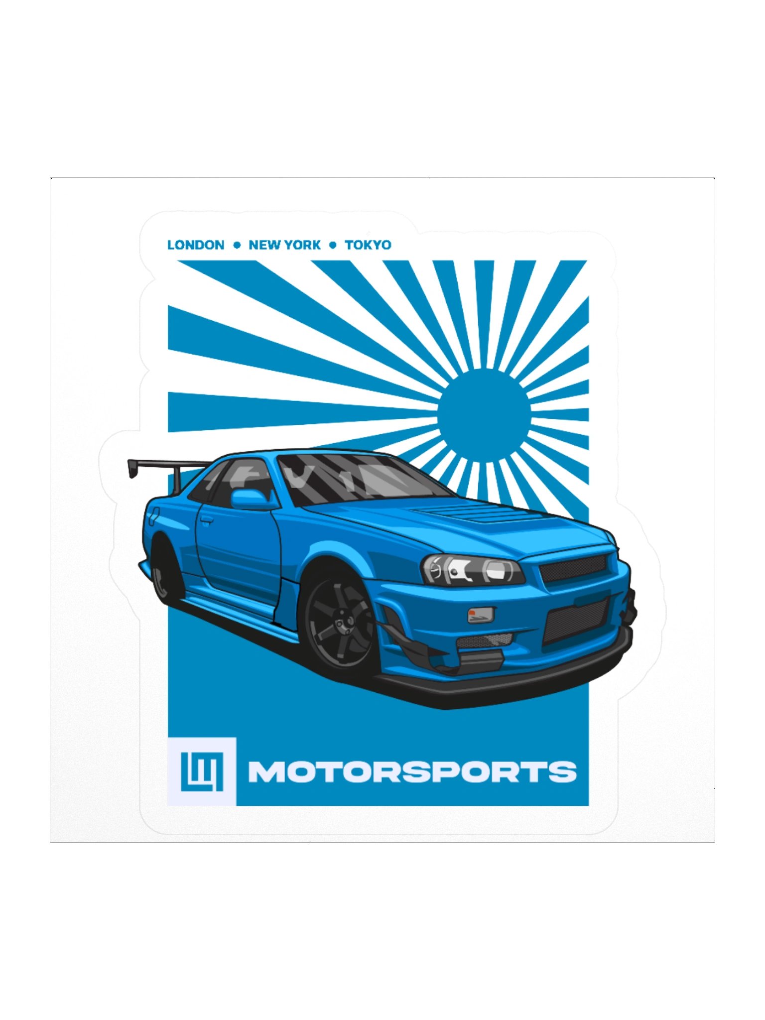 LEM MOTORSPORT BLUE - STICKER product image (2)