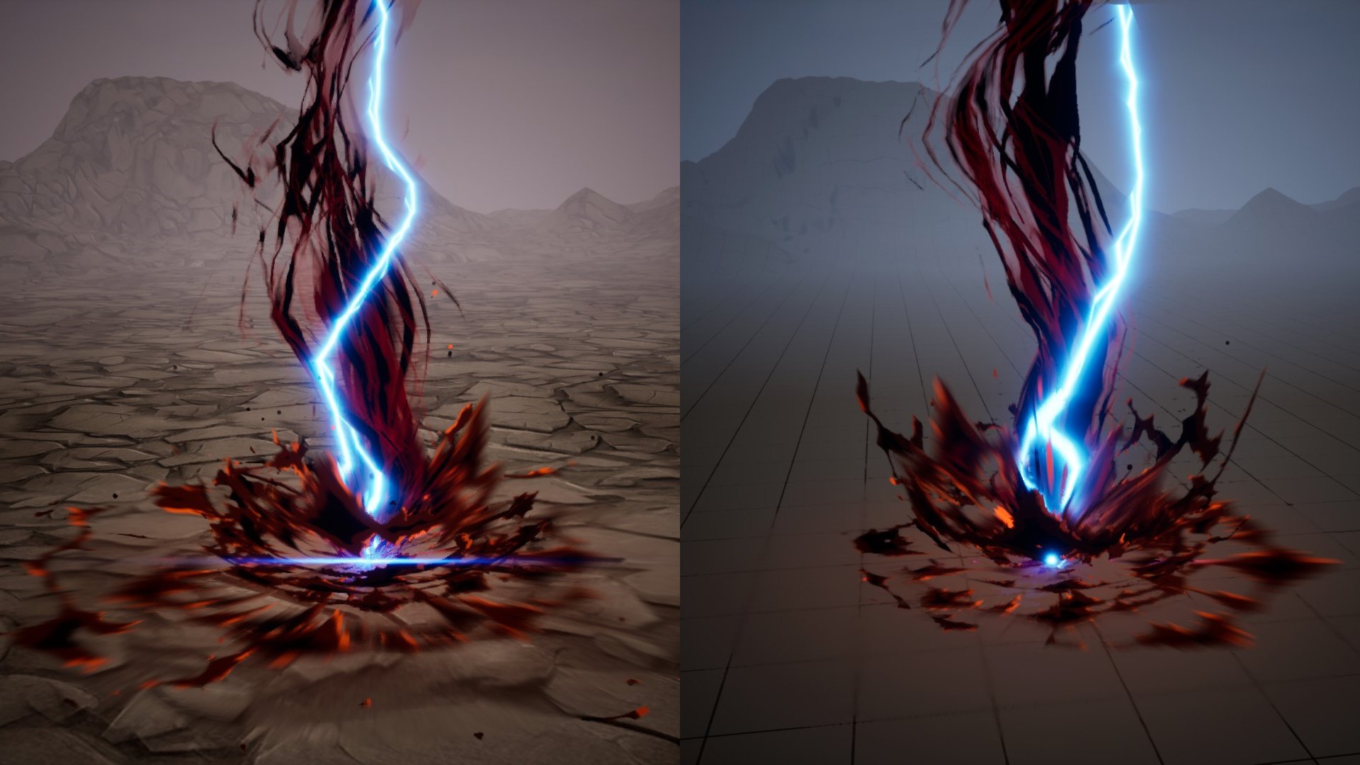 Dark Energy with Bolt in UE5.4 Niagara product image (1)