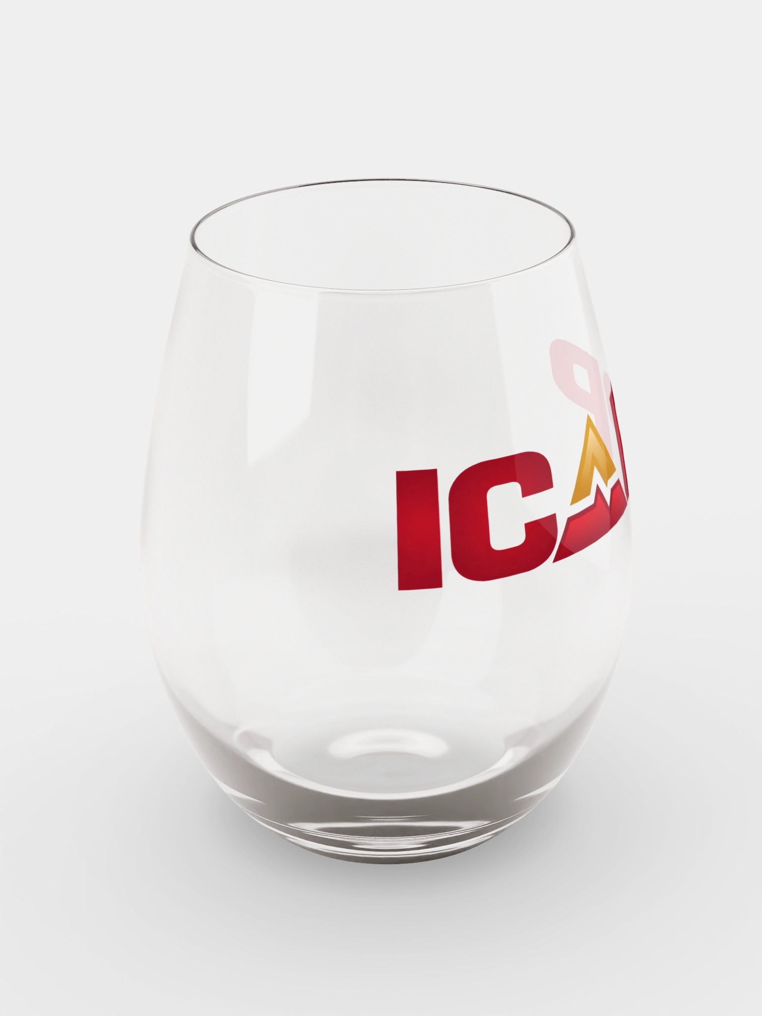 ICAPP Logo Stemless Wine Glass product image (7)