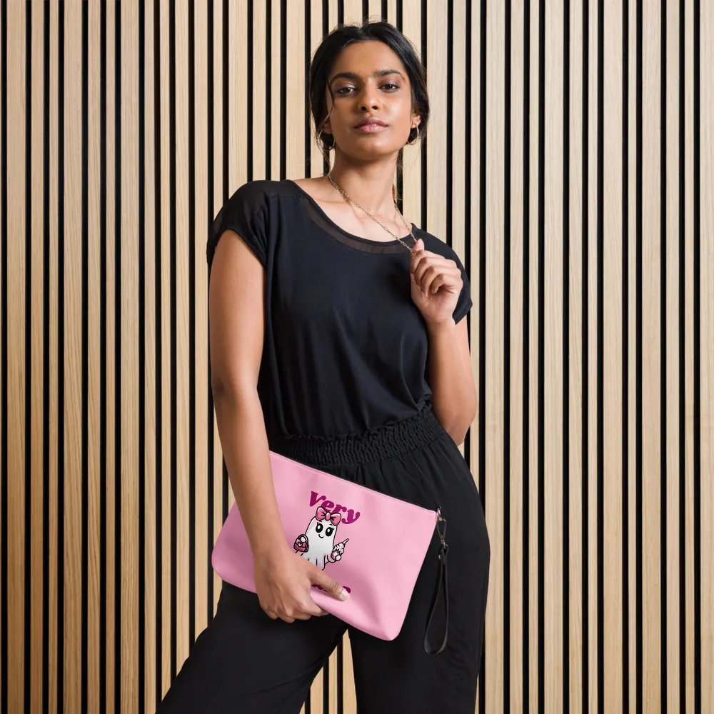 Very Demure Cute Ghost Flip-Sided Faux Leather Crossbody Bag product image (9)