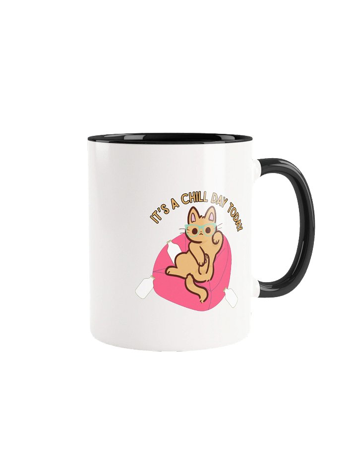 "It's A Chill Day" Ceramic Mug W/Color product image (1)