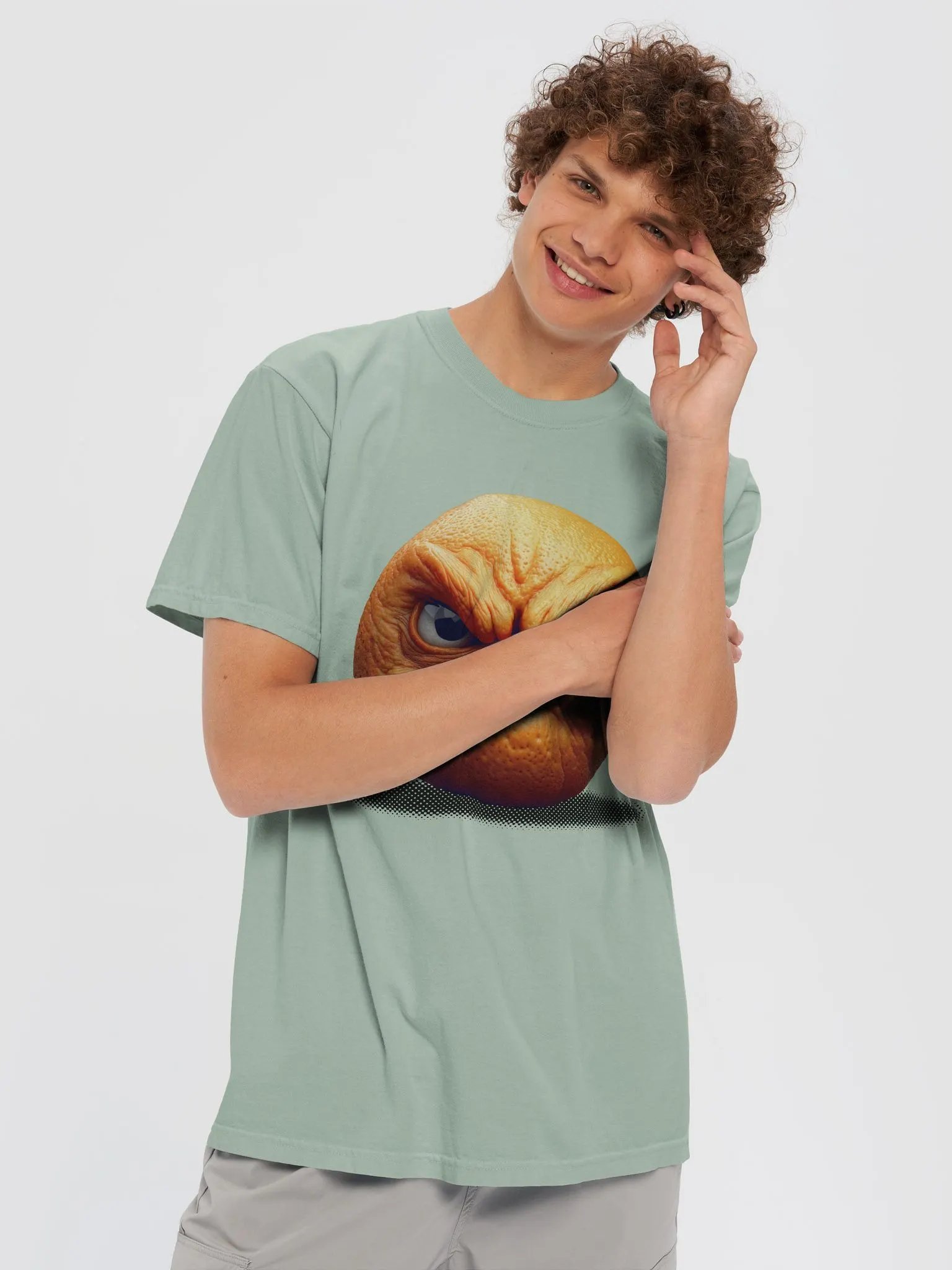 Mr. Grumpy, the Angry Orange Graphic Tee product image (61)