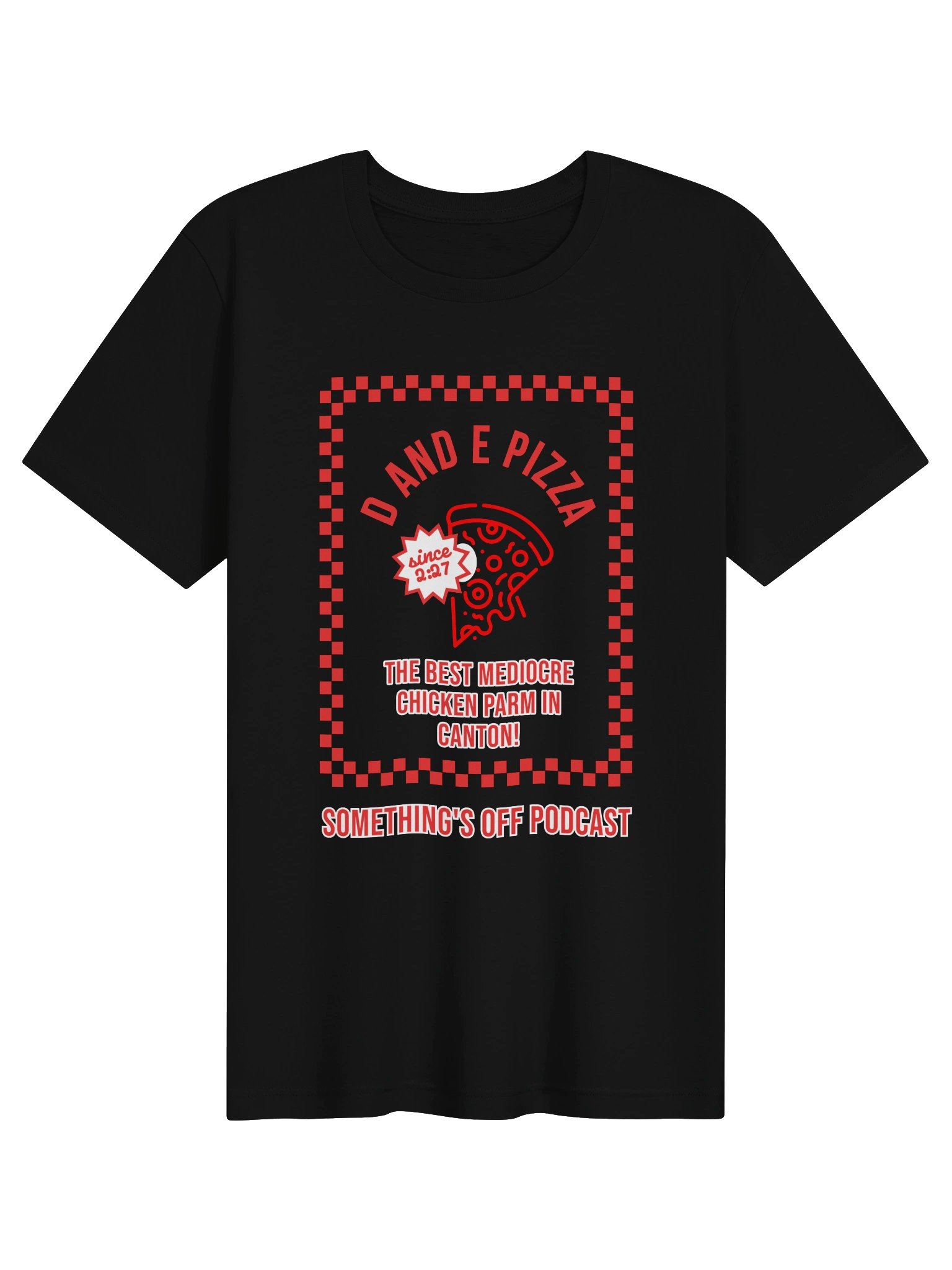 D and E Pizza T-Shirt product image (1)