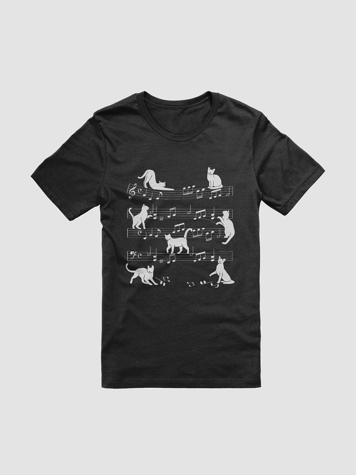 Cats Playing With Musical Notes T-Shirt product image (41)