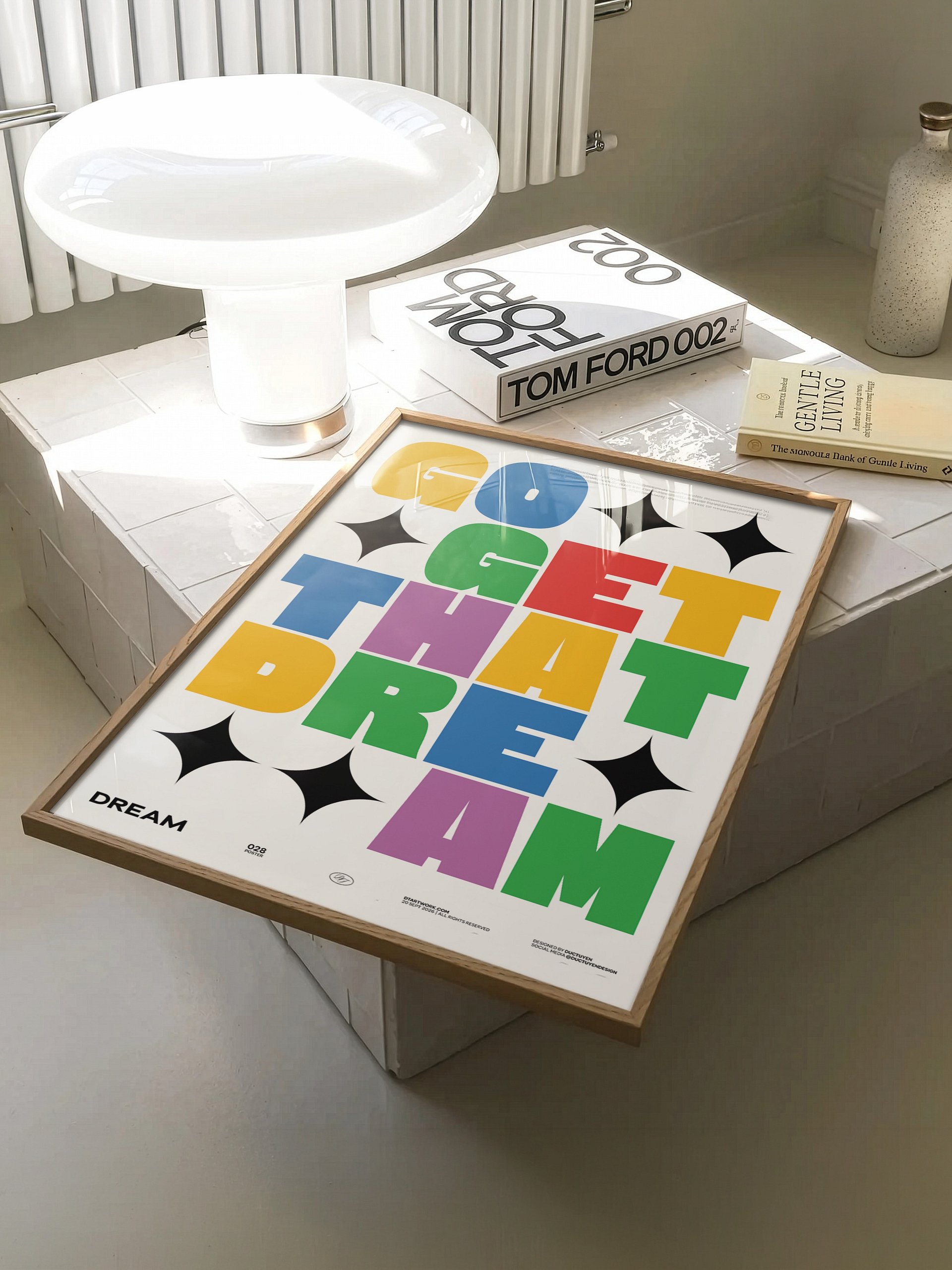 "GO GET THAT DREAM" Framed Poster product image (73)