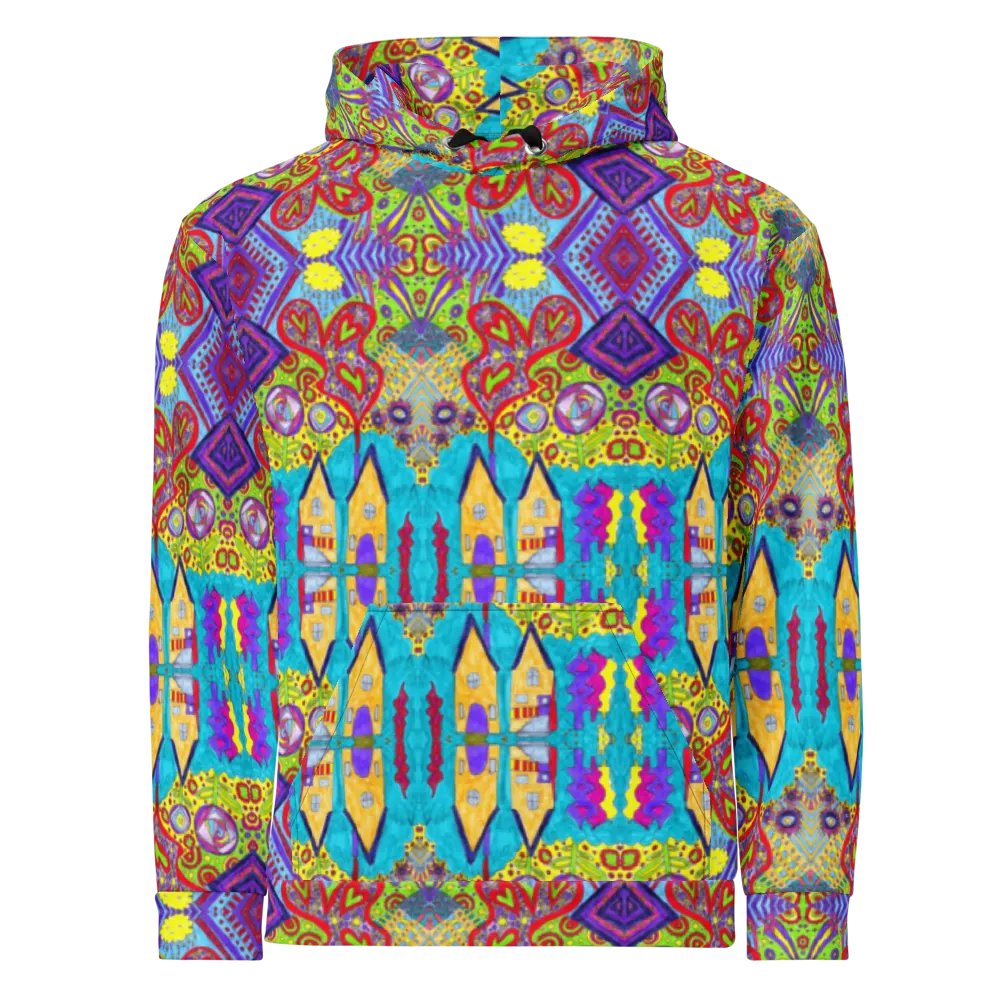 Abstract Doodle Happiness Unisex Hoodie product image (4)