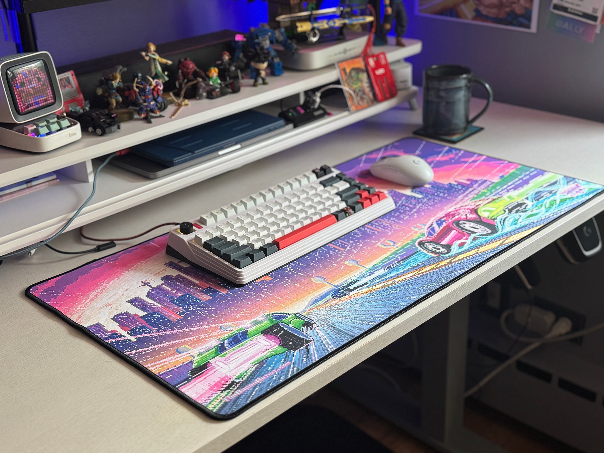 Synth City Super Drive - Deskmat product image (4)