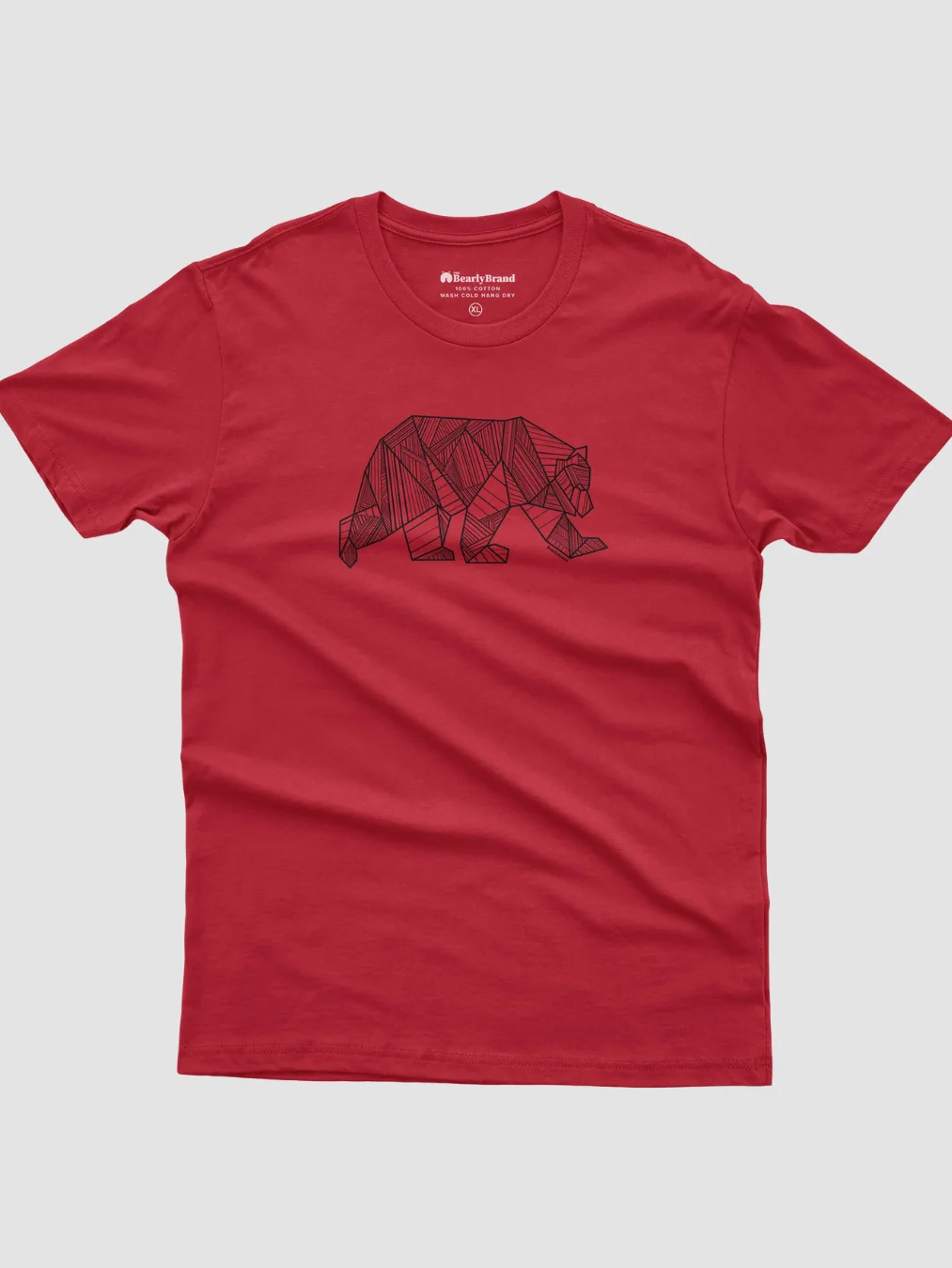 Black Geometric Bear Pride T-Shirt product image (1)