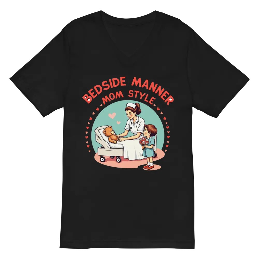 Mom-Style Caregiver V-Neck Tee product image (3)