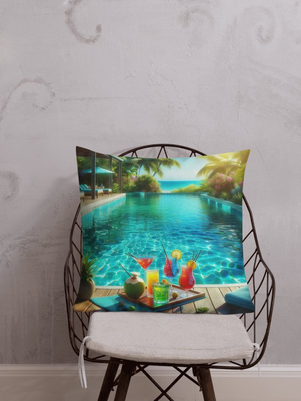 Tropical Oasis All-Over Print Pillow | Ai Design product image (1)