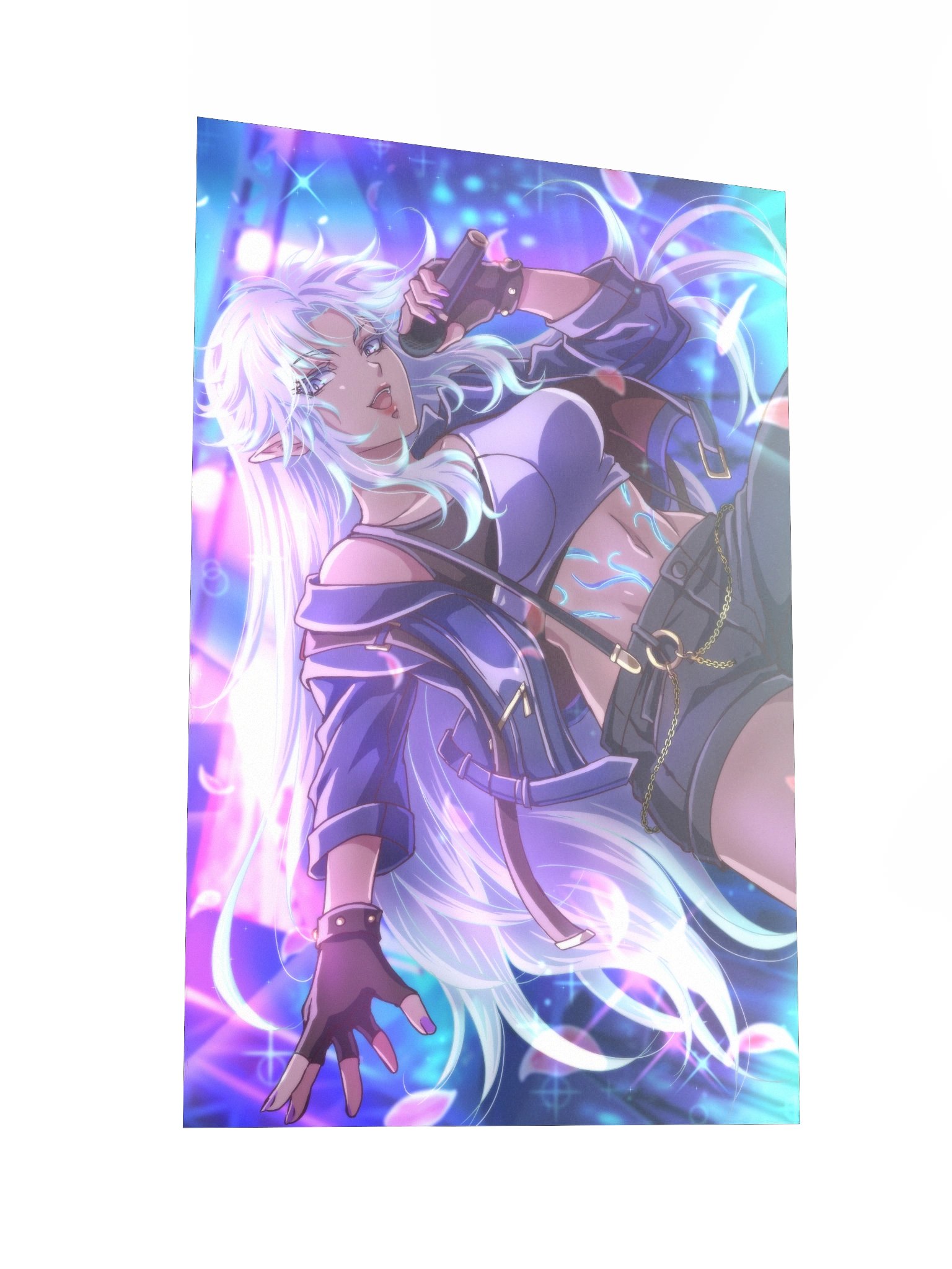 "Starlit Bloom" Matte Paper Poster product image (4)