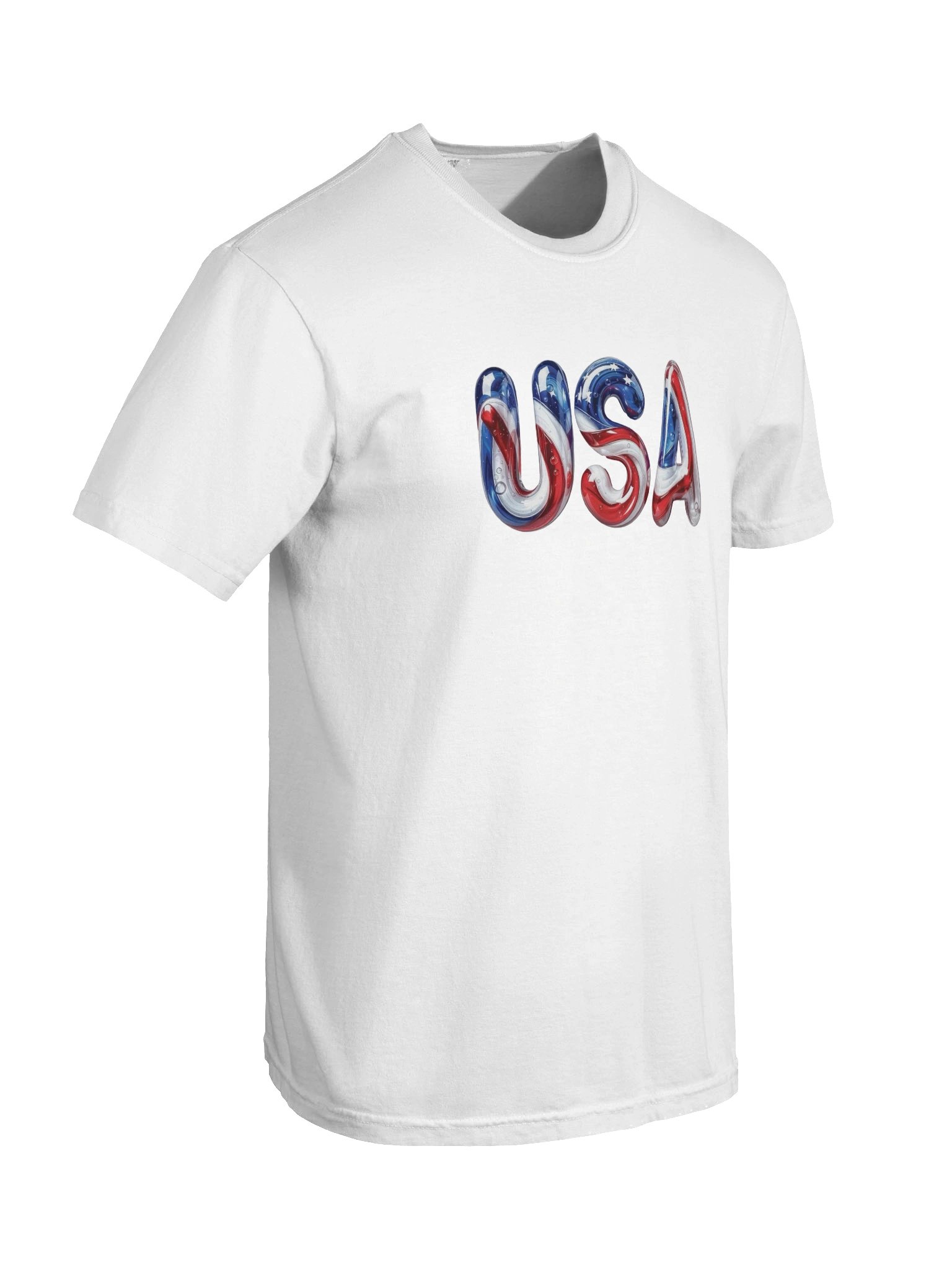 USA Glass Bubble Patriotic T-Shirt product image (51)